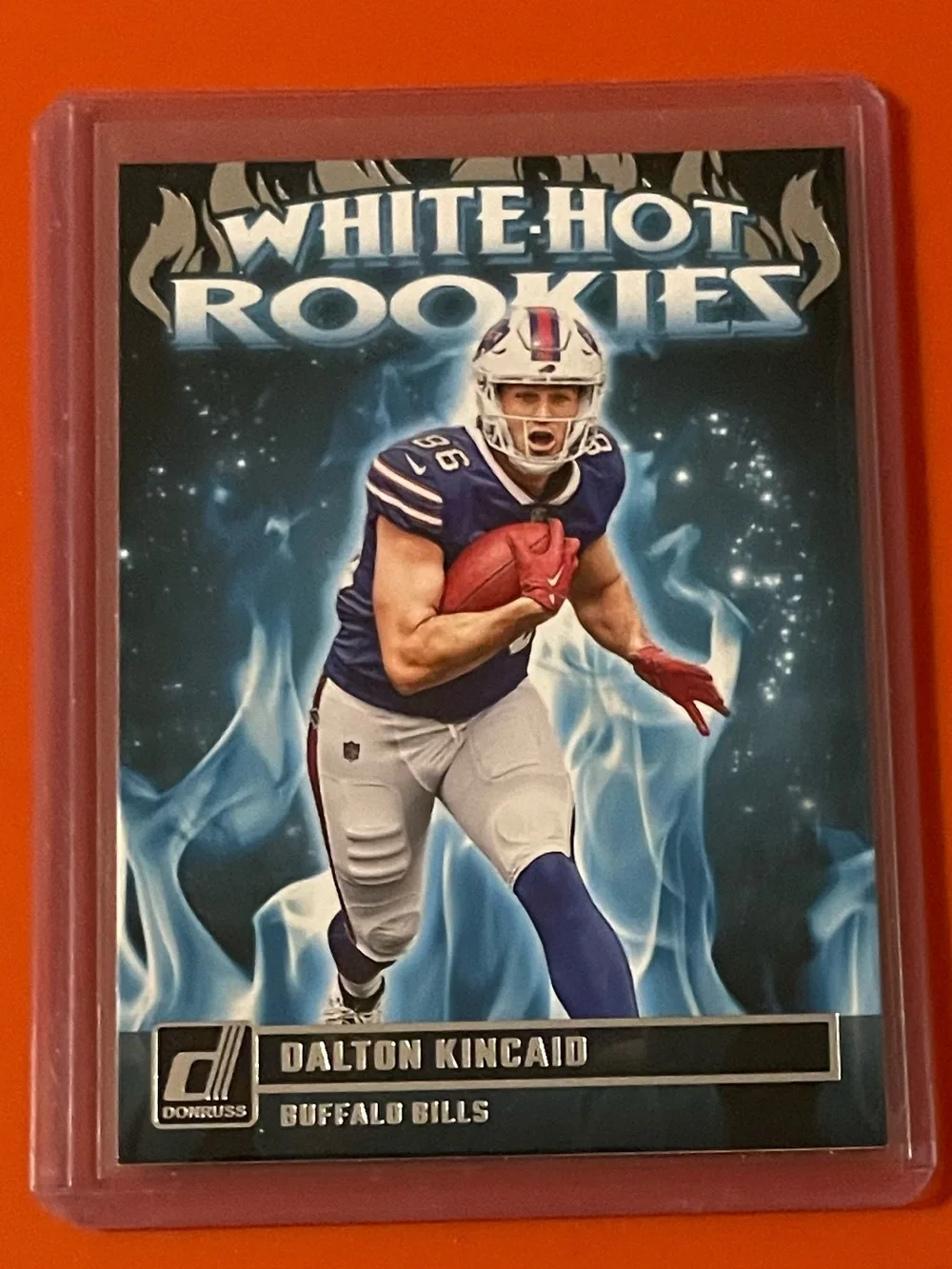 Dalton Kincaid #WHR-5 2023 Panini DonrussOptic [White Hot Rookies] Football Card